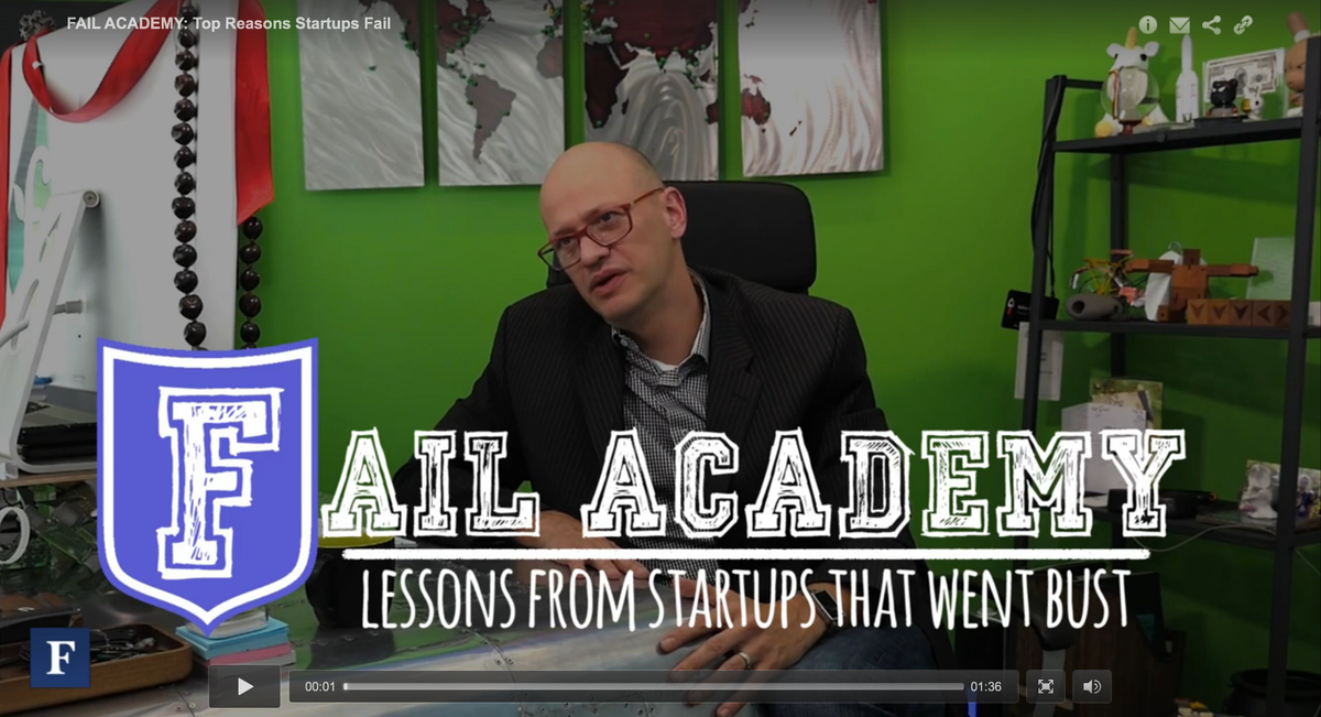 FAIL ACADEMY: Top Reasons #Startups Fail onforb.es/1I6wH3I <a href="/adeoressi/">Adeo Ressi</a> featured on <a href="/Forbes/">Forbes</a>