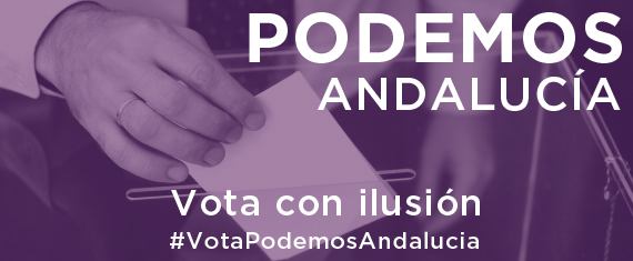 El cambio empieza en Andalucía.
#VotaPodemosAndalucia