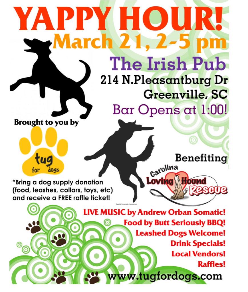 bbfpelham's tweet image. Join us for Yappy Hour tomorrow @ the Irish Pub! #YappyHour  #rescueddogs #blueberryfrog #froyo