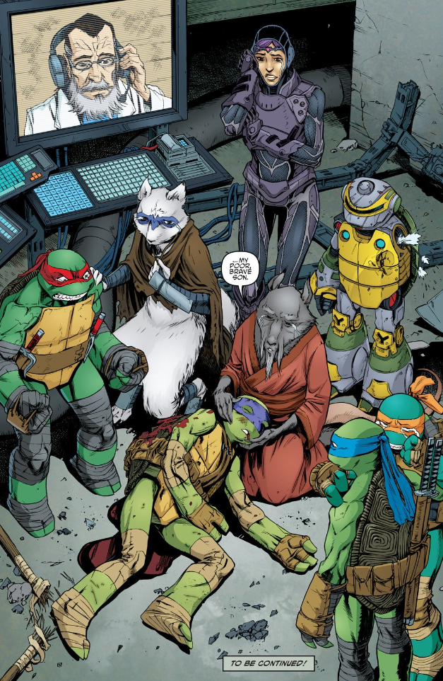 OyeGustavoTello's tweet photo. Oh! Nooooooo... Donatello se murió!! :'( #TMNT44 http://t.co/gw6ZRJ96FD