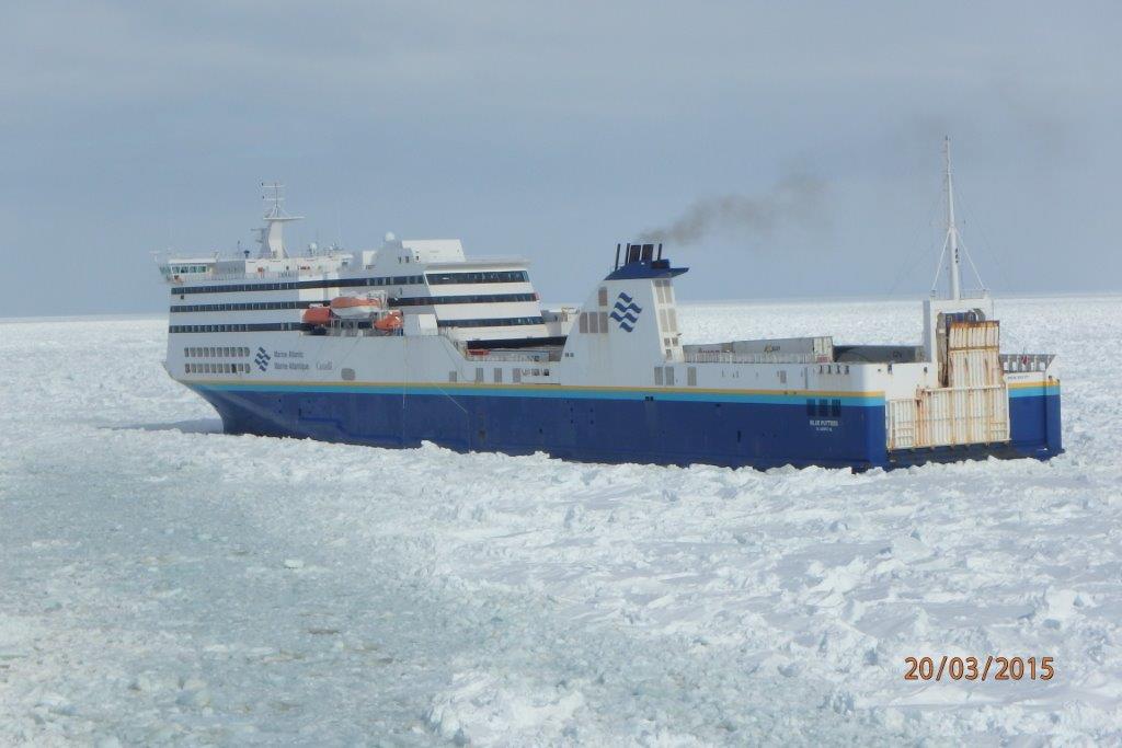 chronicleherald's tweet photo. . @MAferries MV Blue Puttees making progress, could reach North Sydney port this afternoon http://t.co/D6Vmpqq4AB http://t.co/vmOCbaru4C