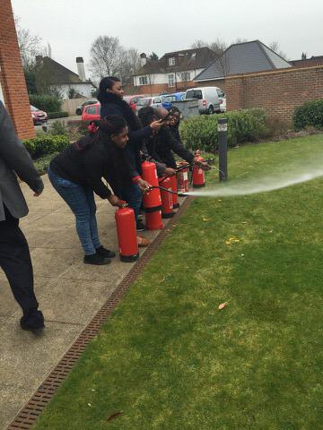Jamma_Umoja's tweet photo. Jamma umoja's Fire Warden Training completed today, what fun http://t.co/LPkidmzGe0