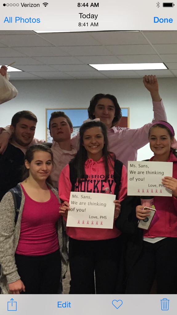 KathyVenuto's tweet photo. @sanstrong321 #sanstrong @pemathletics @PPSsupt Group pic from PHS library http://t.co/s8F0Cy49NL