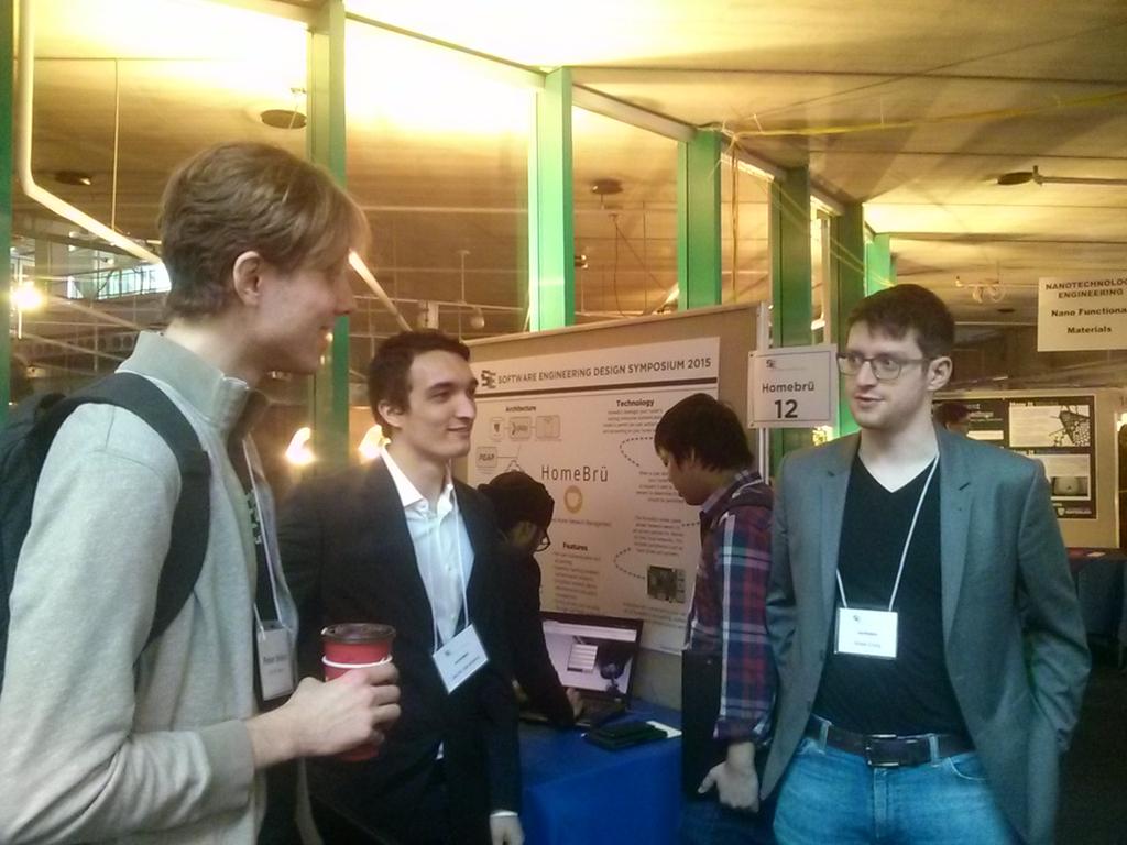 va2lam's tweet photo. Homebru presented by @__shale__ to @psobot. http://t.co/LeaUWC7Osx