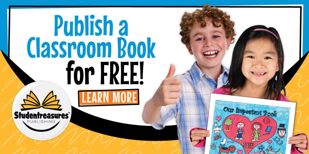 From <a href="/studentreasures/">Studentreasures</a> Motivate your students to write! Create a book with your class, FREE!  bit.ly/1MVOP3V