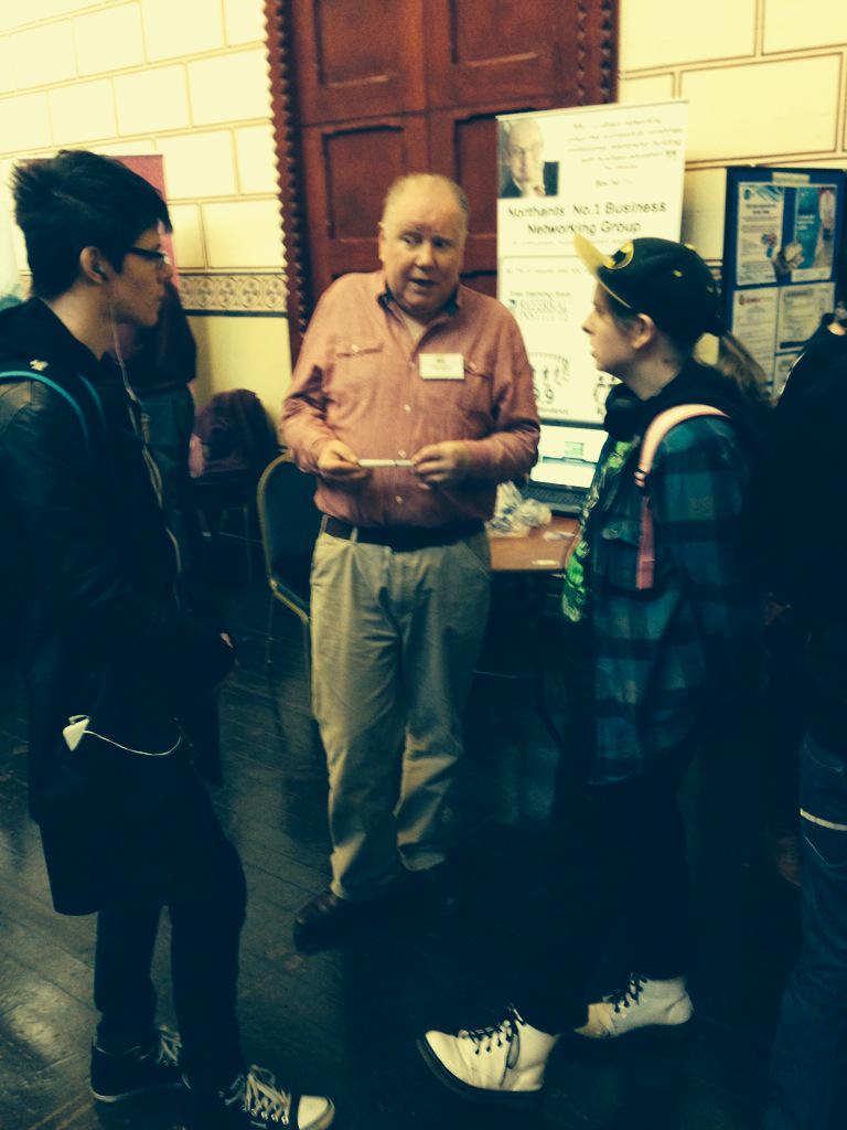 GravitasHR's tweet photo. A great afternoon, helping young people in their quest for work in Northampton
#successorize with @NN_coNNect http://t.co/G0ugRyOv25