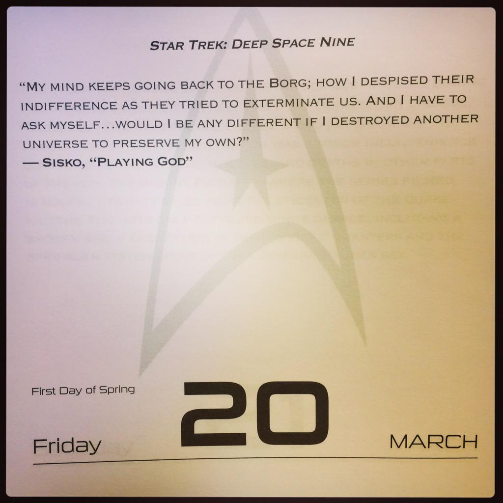 This Day in Trek - March 20, 2015 Happy Birthday John de Lancie! 