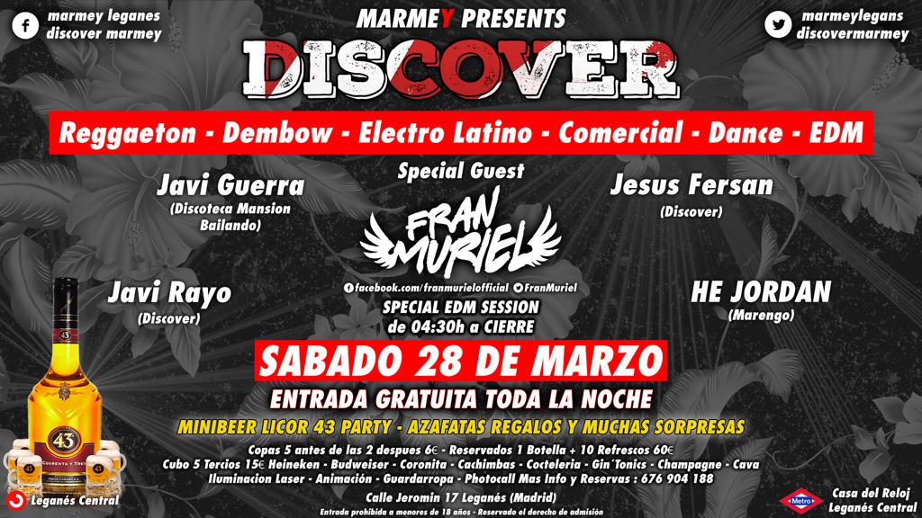 franmuriel's tweet photo. โ๏ธComienza la #cuentaatras ๐ #28marzo en #salamarmey @MarmeyLegans @franmuriel #special #EDMsession desde las 4:30h ๐ http://t.co/ASEcimGvMd