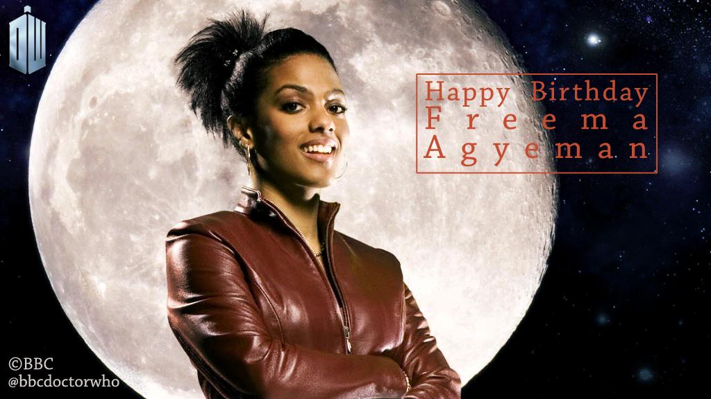 Happy Birthday to the sweetest Freema Agyeman aka Martha Jones! 