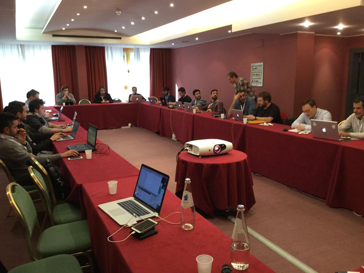 DrupalDaysEU's tweet photo. Drupal theming - a practical approach #chrisjansen #DrupalDaysEU #Workshop http://t.co/jmzOa1JG4G