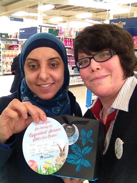 beckyjane1981's tweet photo. Well done Amal great feedback from a customer #MMM #greatservice @LynchCherrol @Chris_Brennan82 @TescoParkRoad http://t.co/DFMoFQGthK