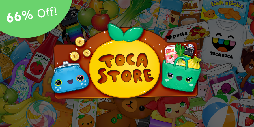 tocaboca's tweet photo. Play store with #TocaStore! Perfect for your little one! Now on #sale on the @AppStore! 👉  http://t.co/9UAbvKvuPk http://t.co/Ci4dDxSAsn