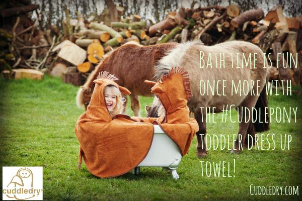 cuddledry's tweet photo. Every little girl wants a pony, right? Love the #Cuddlepony dress up towel :) #MakeBathTimeFun http://t.co/8JuMUBWmbo http://t.co/aO5Xd2ijs7