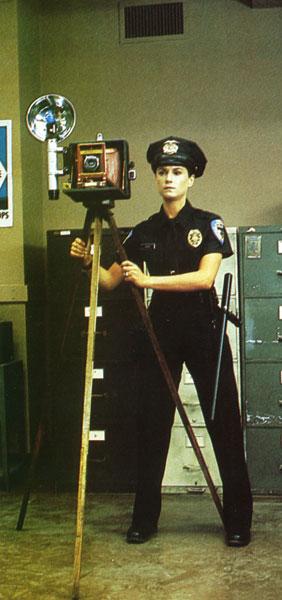 Happy 57th Birthday to today\s über-cool celebrity with an über-cool camera: HOLLY HUNTER (in \"Raising Arizona\") 