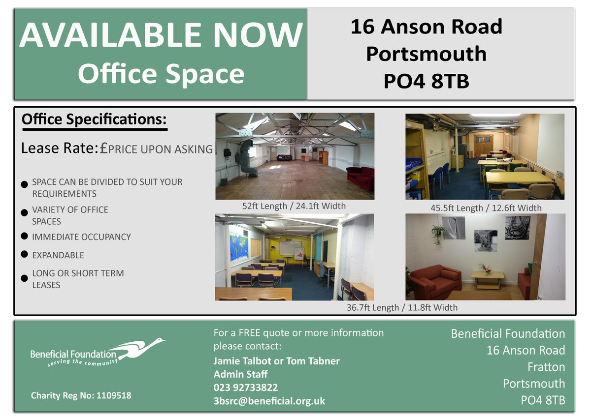 BeneficialPompy's tweet photo. Are you looking for space to rent? We have space available NOW! #officespace #officetorent http://t.co/KMJwZQHpFH