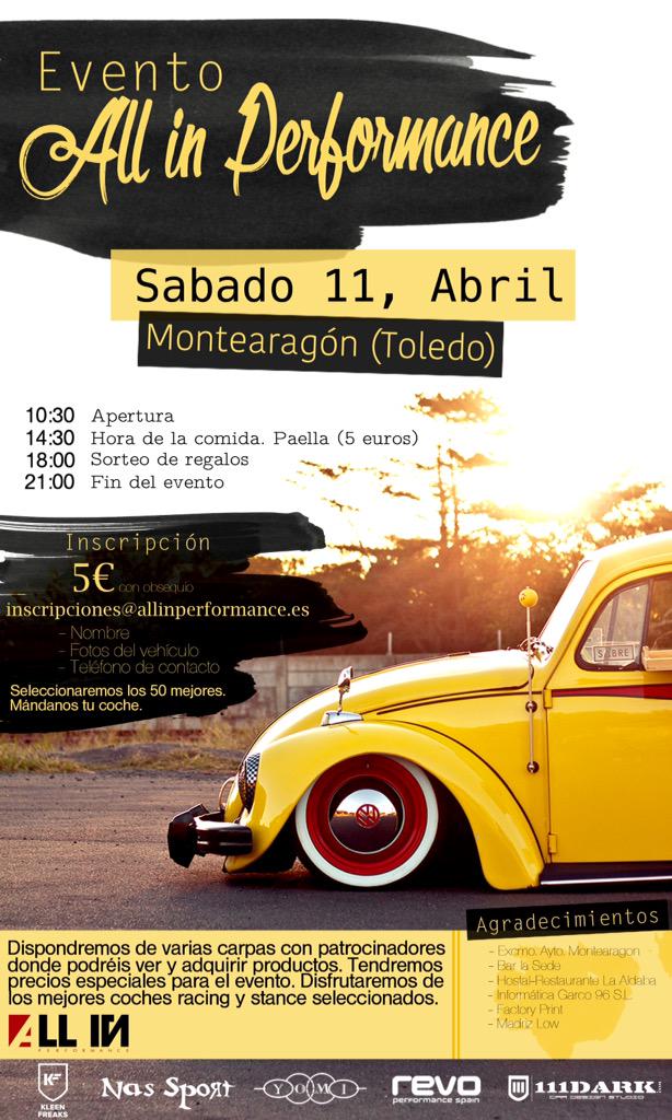 AllinPerformanc's tweet photo. Cartel definitivo' 
Esperamos vuestra visita el día 11 de abril 2K15 http://t.co/kZPc2TITA4