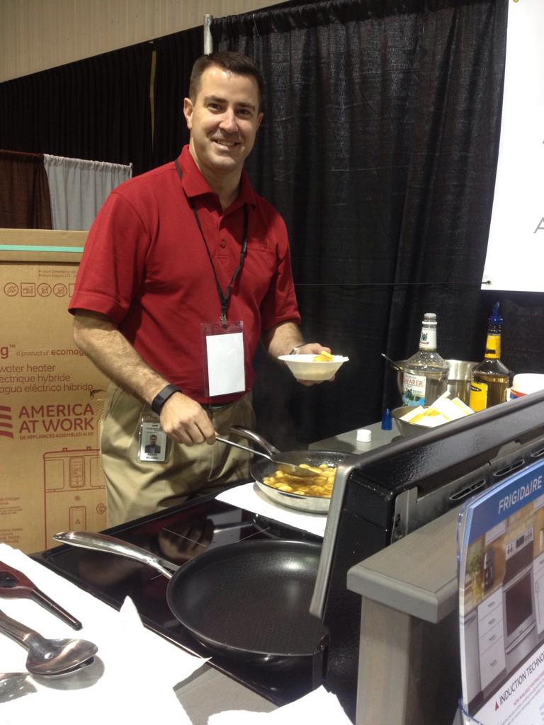 Of course, no <a href="/BldgRemodelExpo/">Bldg & Remodel Expo</a> is complete without bananas foster cooked by <a href="/alabamapower/">Alabama Power</a>. #BRexpo