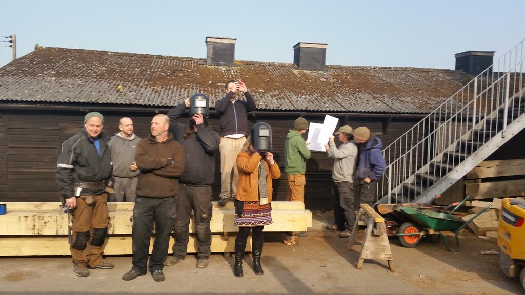 OakFramed's tweet photo. Everyone at Westwind Oak watching the Solar Eclipse this morning. http://t.co/uGkMwcbReB