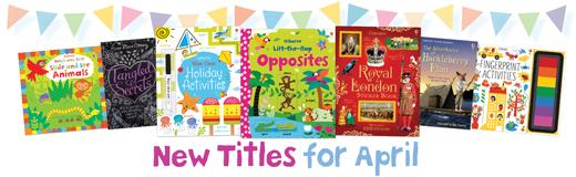 UsbornePartners's tweet photo. #NewTitles for April have arrived! Order yours from your local Independent Organiser today: http://t.co/uSrPJXGX06 http://t.co/6Z95U3L754