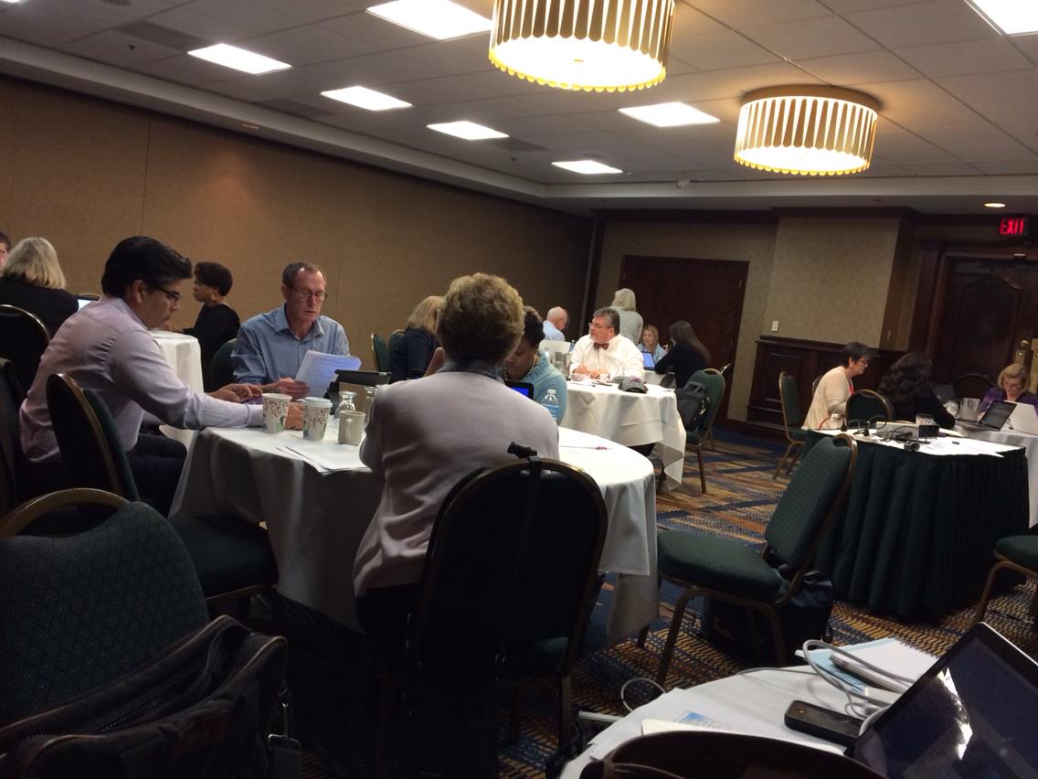 NNSTOY's tweet photo. The awesome #mceetf team digesting public comment data in Dallas. @NASDTEC @UOPX @etscorporate http://t.co/wPuj1Ij03e