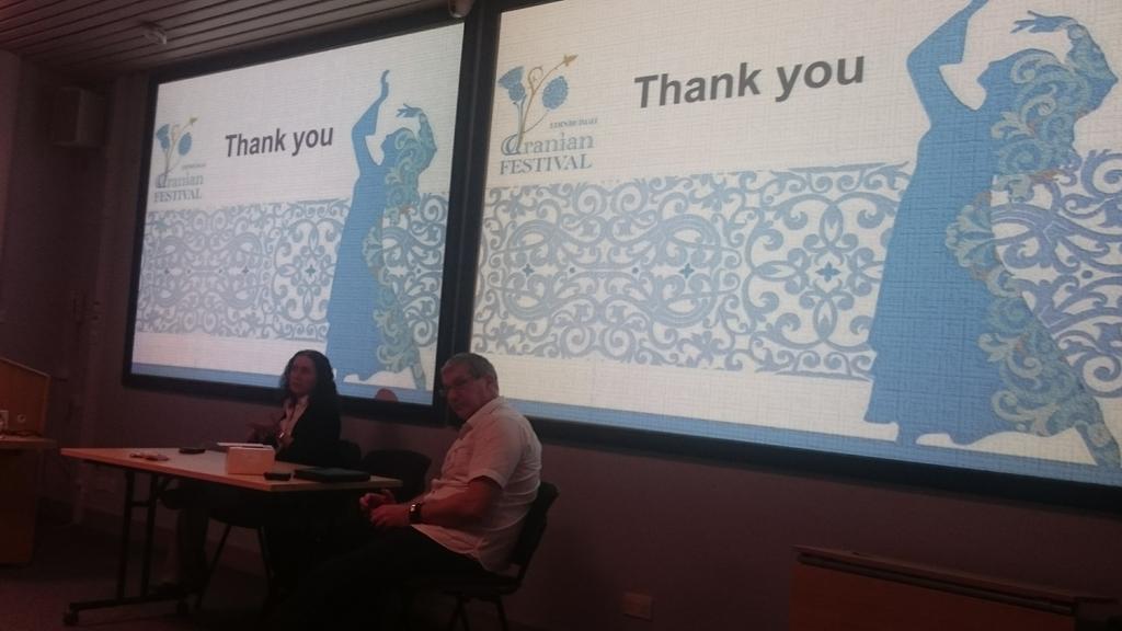 USEC2015's tweet photo. Q&amp;A with Matt and Sara @graffiticloud @Ed_Iran_Fest #USEC2015 http://t.co/7aOznbf9pP