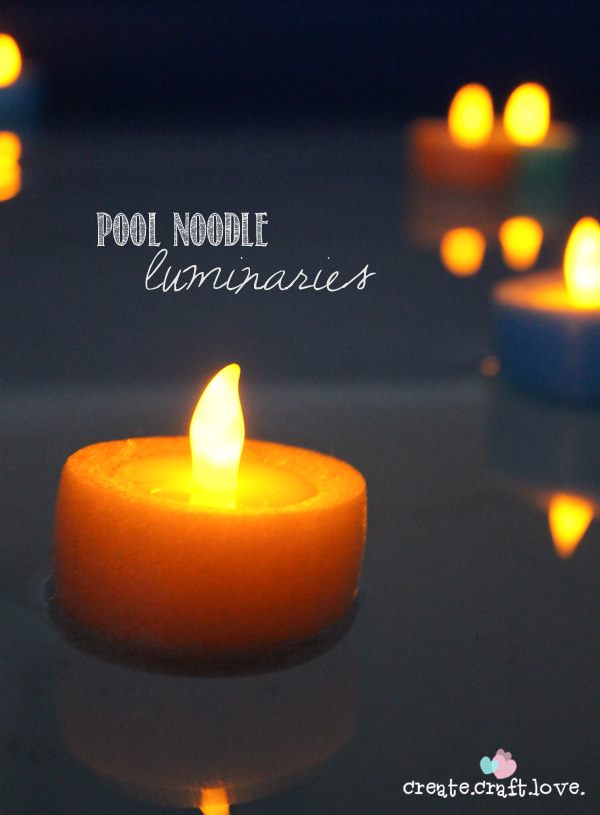 candleluminary's tweet photo. It's #Spring! Try making these fun #DIY #Pool Noodle Luminaries from @CreateCraftLove http://t.co/viNzxPVNtw http://t.co/A3HYlaQdz0