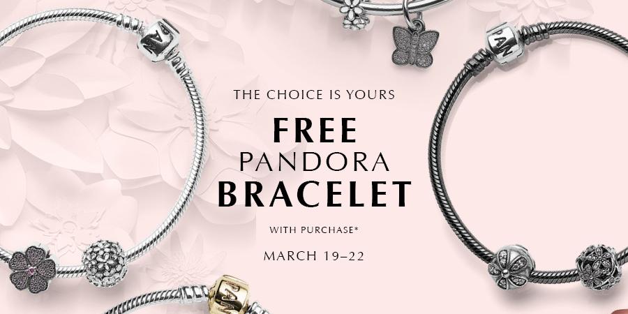 Hannoush Jewelers (@hannoushjewelry) on Twitter photo The <a href="/PANDORA_NA/">Pandora Jewelry</a> March Bracelet event is going on NOW at Hannoush Jewelers! #free #bracelet The <a href="/PANDORA_NA/">Pandora Jewelry</a> March Bracelet event is going on NOW at Hannoush Jewelers! #free #bracelet