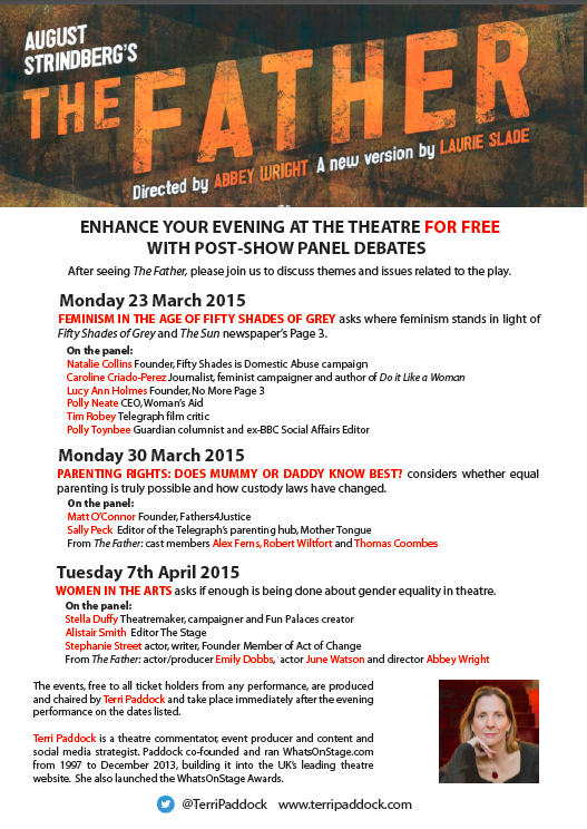 TerriPaddock's tweet photo. I also waxed lyrical with @Thomas_Coombes & @DazzleLeeMurphy on #TheFather2015 & my upcoming panels. Starting Mon! http://t.co/nmpP6aZSgo