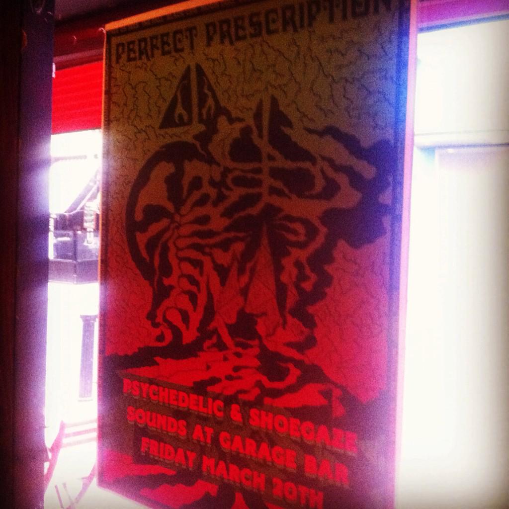 garagebardublin's tweet photo. Perfect Prescription Psychedelic/Shoegaze Sounds 2nite. #ride #spiritualized #blackangels #tameimpala #fatwhitefamily http://t.co/bzLdXJ8G0k