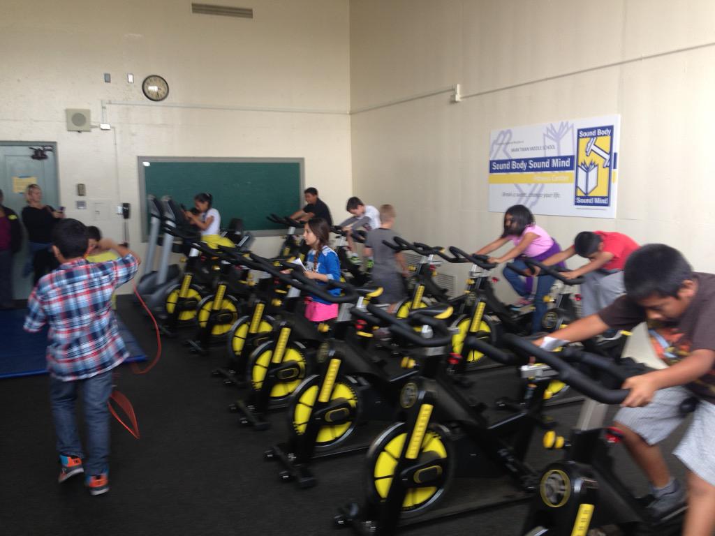 marktwainms's tweet photo. Grande View kids in our fitness center. http://t.co/uBwo9g1vfO