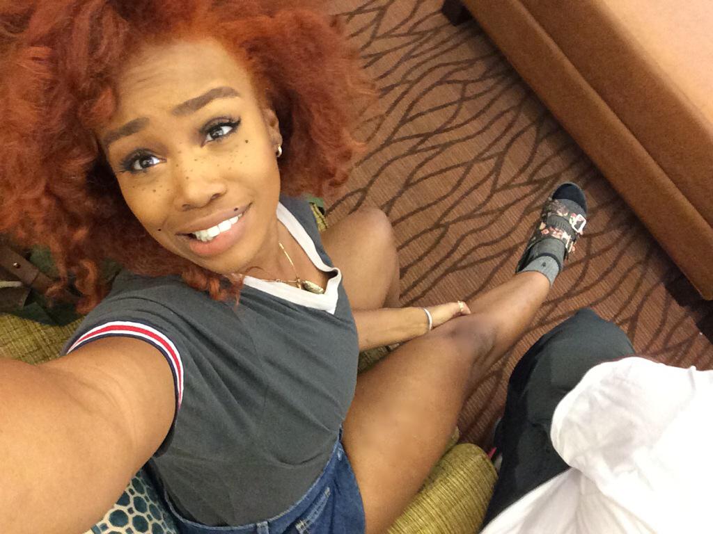 sza's tweet image. Waitin on da band ! Then coming straight to yewww @Spotify ! 😋 #SXSW2015