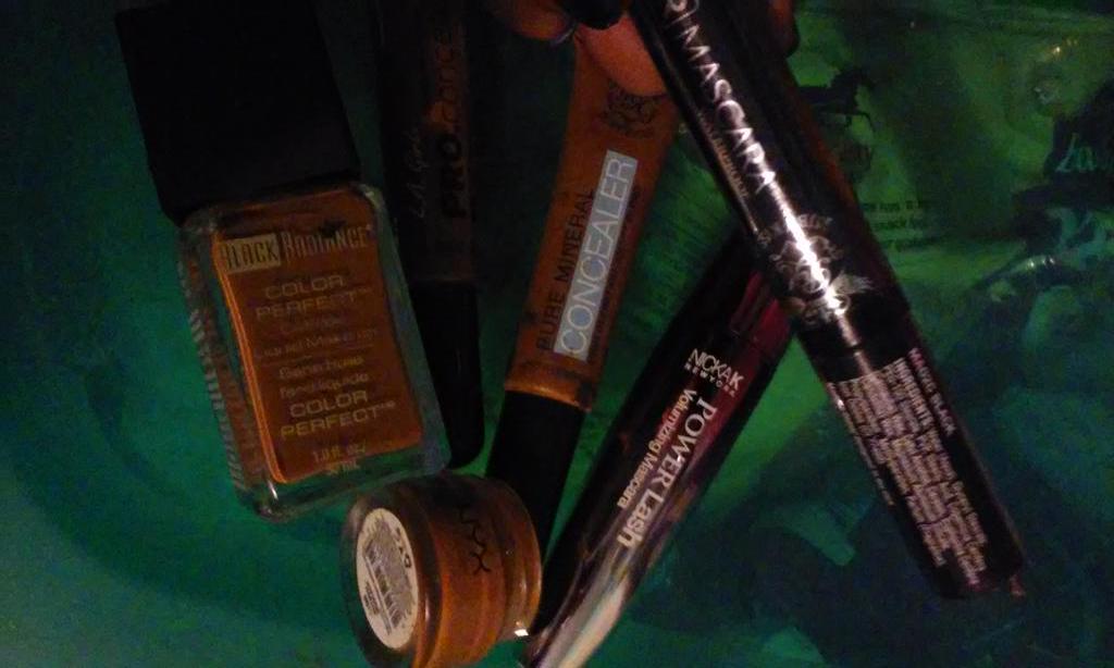 these all I use #LAPROCONCEALER #BLACKRADIANVE #RUBYKISSES #NICKAK