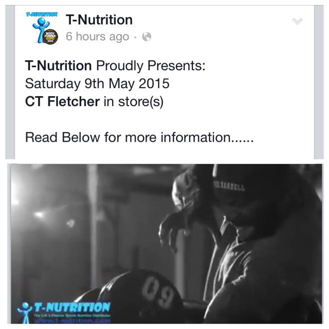 tnutrition's tweet image. Check out our Facebook Page for our full length @CTFletcherISYMF video!! #nothingbutthebest #itsGROtime