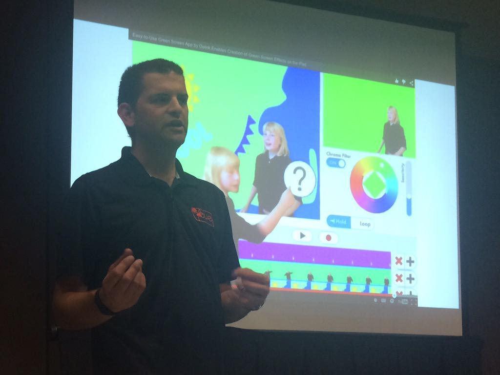 evetteroux's tweet photo. 'Green' digital story-telling tips @OCTechNet- great session! #cue2015 http://t.co/iElOJiYjik