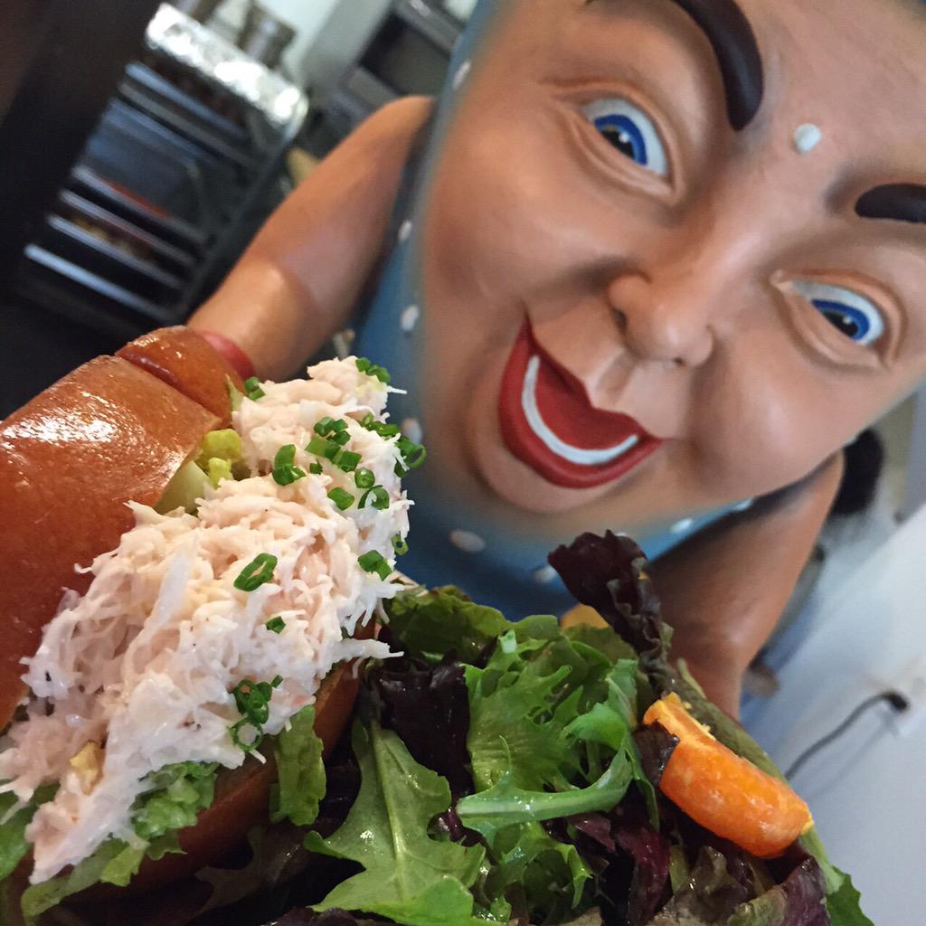 Lunch from <a href="/FineandRareSF/">Fine & Rare</a> <a href="/TheHallSF/">The Hall SF</a>: Crab Roll #ABRoadEatsSanFran