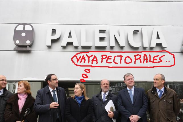 PalentinoP's tweet photo. La ministra Ana Pastor lo tiene claro. Prefiere a nuestro alcalde que al de @valladolor: http://t.co/ISVP2gJ1H1