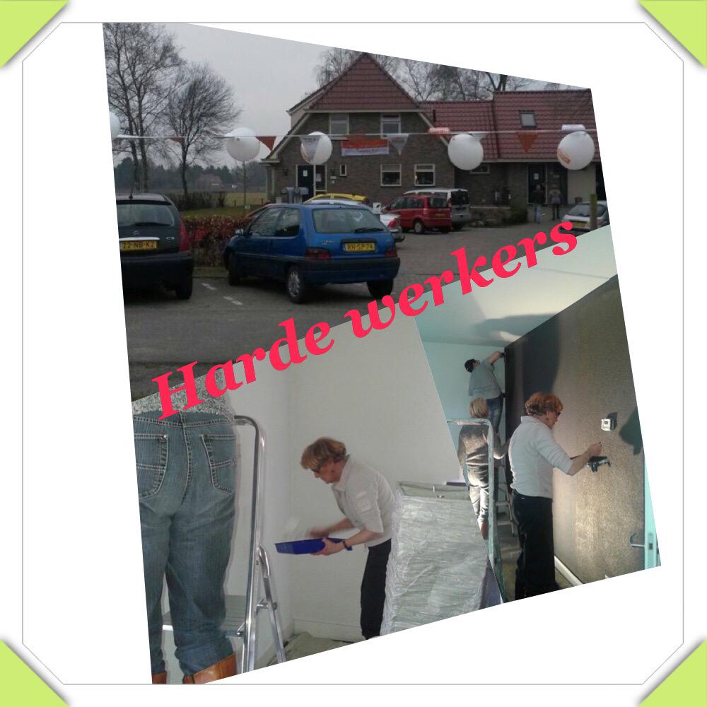 InnerWheelSR's tweet image. Handen uit de mouwen bij @autistart te Steenwijk. Onze bijdrage: Vandaag gesausd, morgen de tuin in!