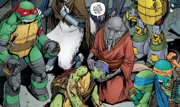 Extraordinerd's tweet photo. Una de las #TortugasNinja ha muerto :( http://t.co/FODrfF6WAh #TeenageMutantNinjaTurtles #TMNT44 #RIPDonatello http://t.co/gCrHb5xKvc