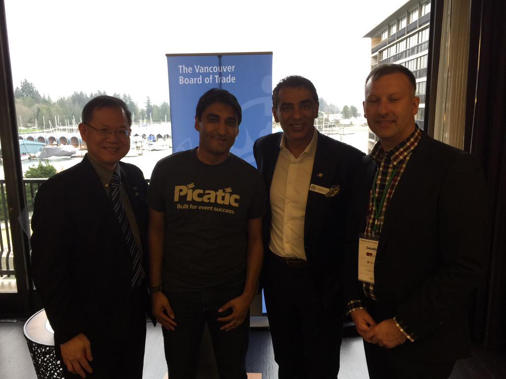 amrikvirkbc's tweet photo. Talking tech with @Richard_T_Lee @BoardofTrade @Picatic #bctechforum http://t.co/Cdhlu03atJ