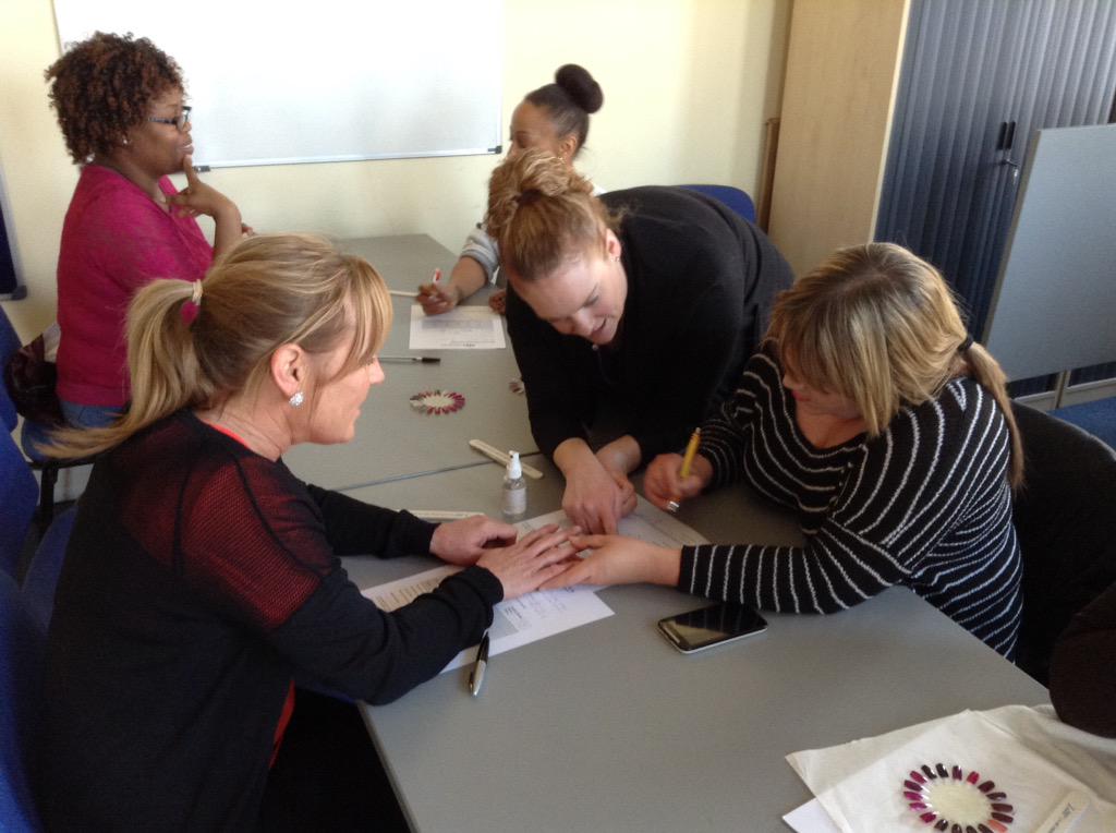 Thank you Kelly and Joanne @ULearncollege for leading our BOP Manicure Course today.