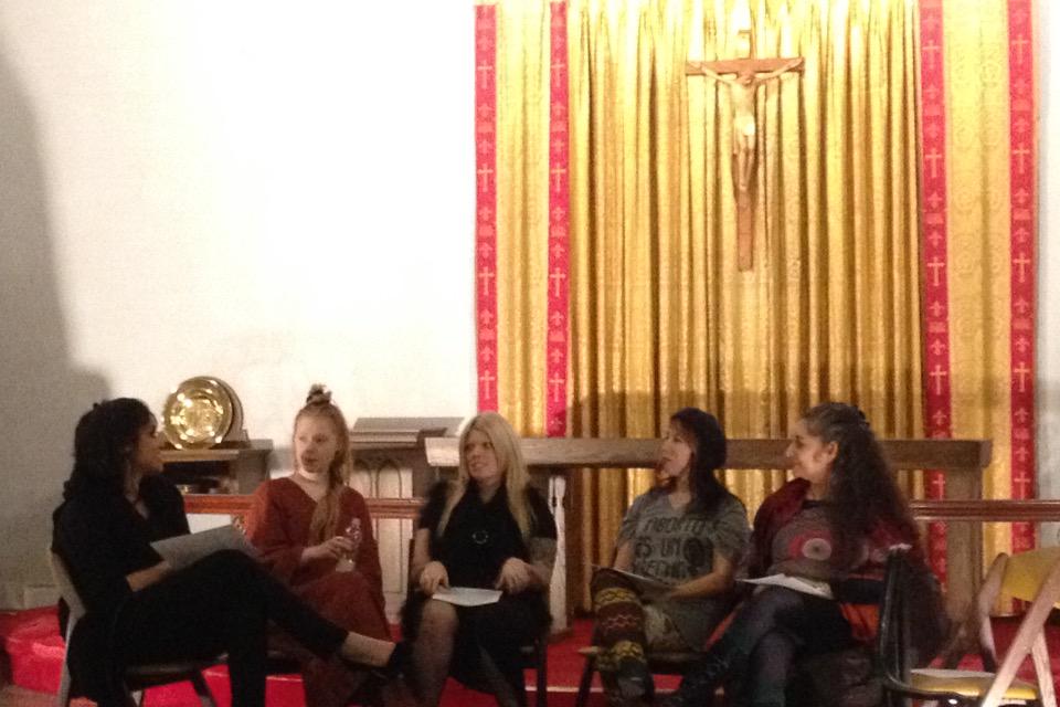 #PervasiveFeminisms panel is about to begin in Brooklyn featuring @vivaruiz and curated by <a href="/MilkandNight/">Milk and Night</a>