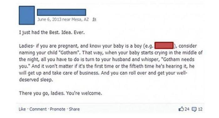 matt_leroux's tweet photo. “@LifeCheating: The perfect baby name! http://t.co/fDoPHzH1R5” 😏