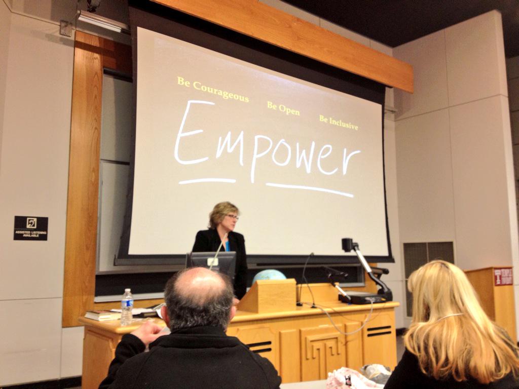 NASPconference's tweet photo. EMPOWER! Keynote by @TempleKines @TempleUniv own grad @DrBeckyClark #NASPconference @SportPsyAASP @AASPWomenSport http://t.co/b4P6bDxQKs