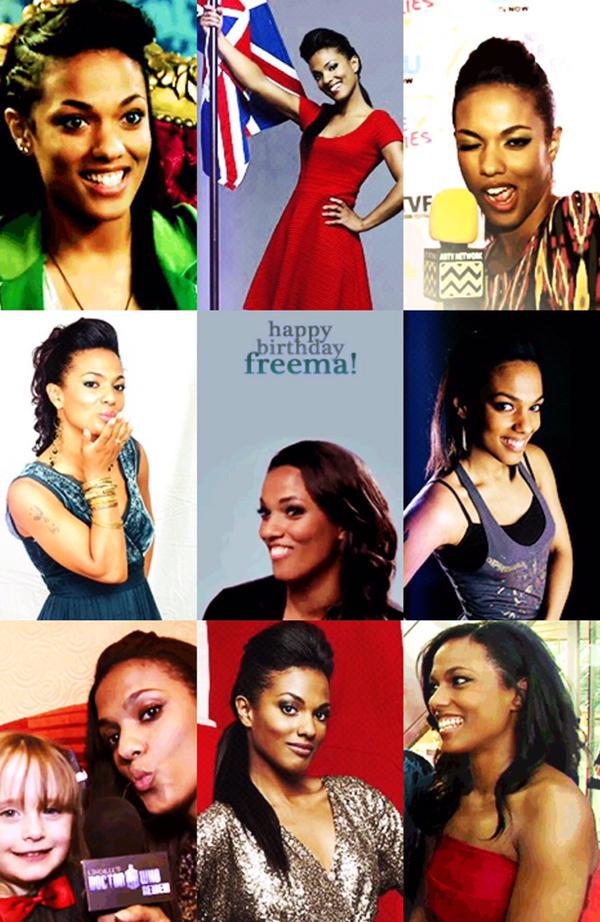 HAPPY BIRTHDAY TO THE BRILLIANT FREEMA AGYEMAN WHO PLAYED THE FANTASTIC MARTHA JONES IN DOCTOR WHO 