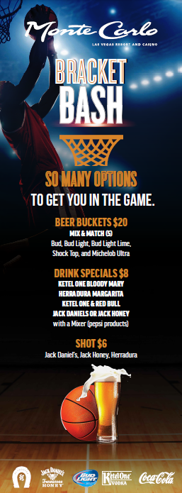 MonteCarloVegas's tweet photo. It's #BracketBash time in #Vegas! Who are you rooting for? Whoever it is, cheer them on with us! http://t.co/oADxvUeHkx