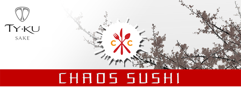 So excited for Chaos Sushi &amp; <a href="/TYKUSake/">TYKU Sake</a> will be joining us, bringing us their sake perfection. bit.ly/1CDpibU