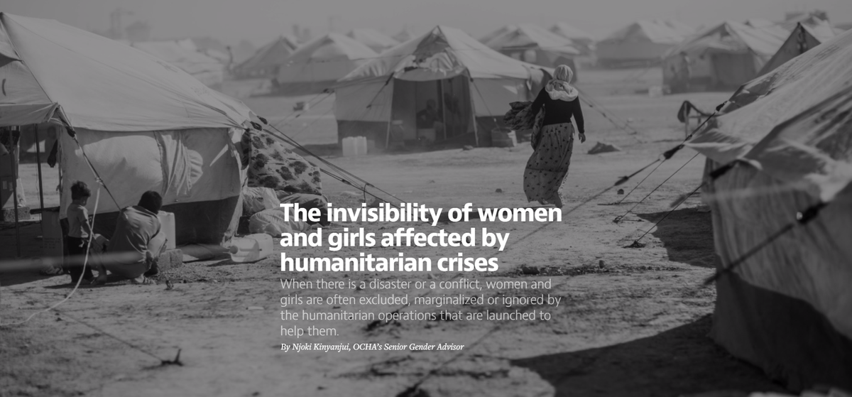 UN's tweet photo. "We miss so much when we exclude women." They must take part in humanitarian decision-making: http://t.co/TuQ6rd4JjZ http://t.co/O3aJ0LA7IX