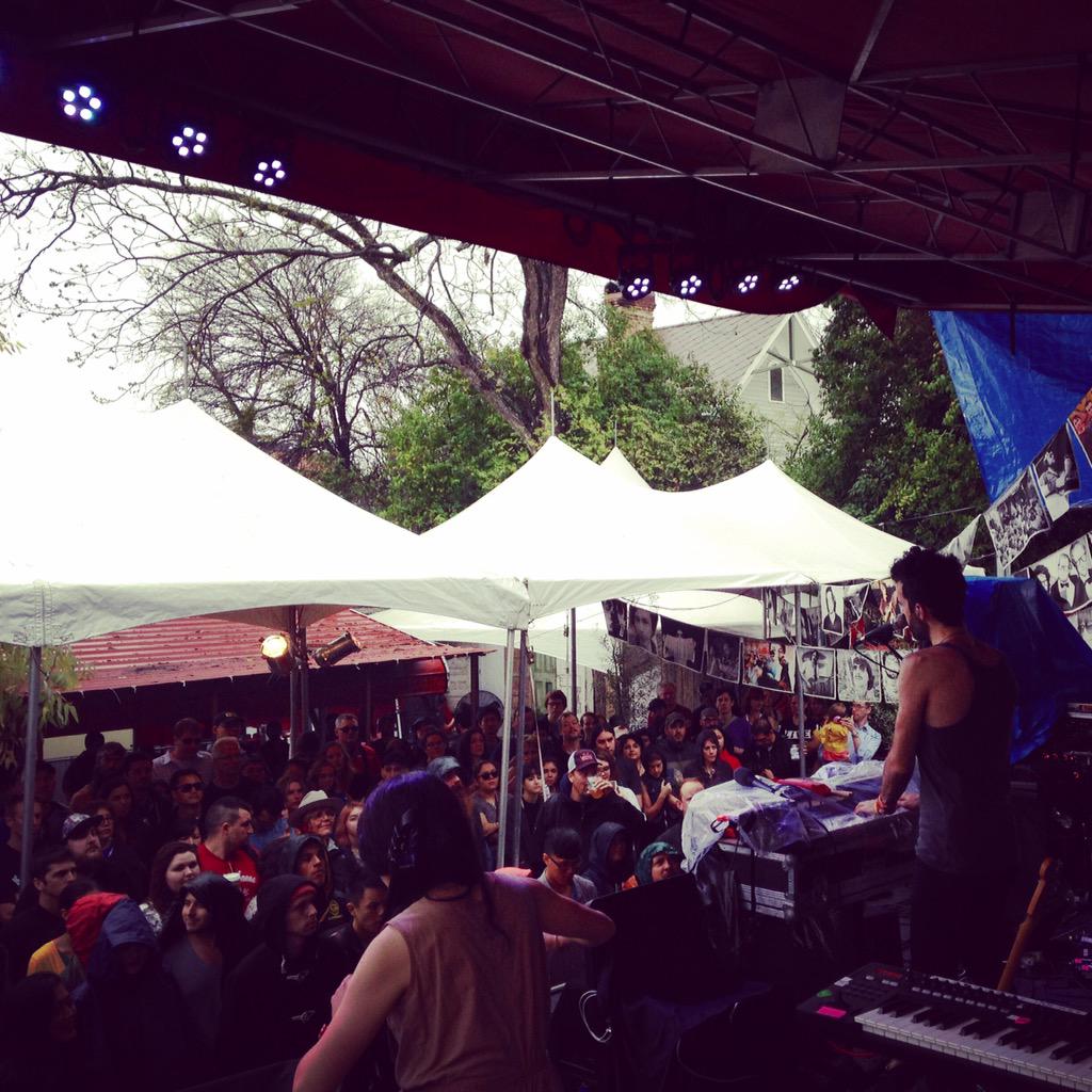 homeslicepizza's tweet photo. Great ATX crowd for @geographermusic! #MXTS #sxswfree http://t.co/nYJTFYfQyw