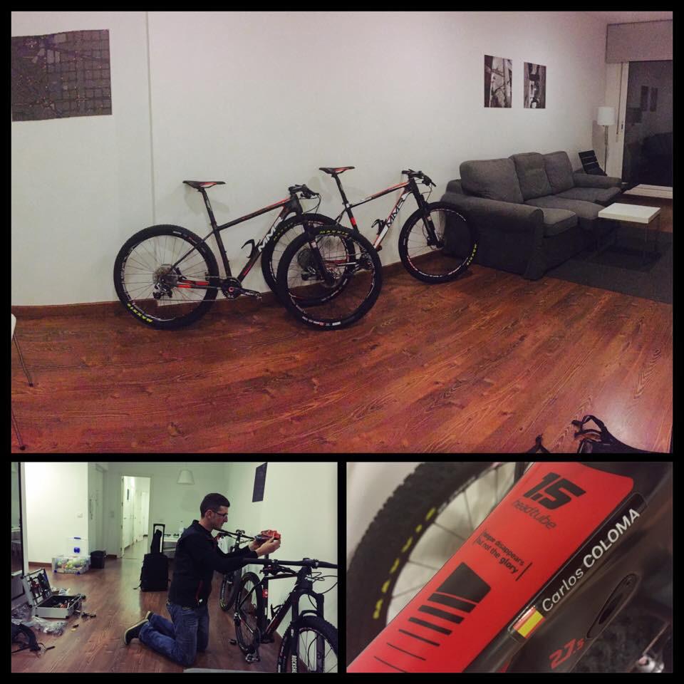 serijel's tweet photo. @colomacarlos identifica su bici y casco con nuestros kit de vinilos personalizados. http://t.co/c6tLSJnhjw