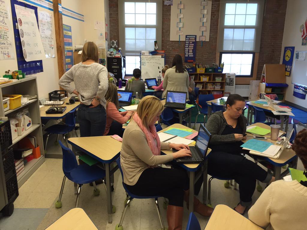 Half-Day=PD time for staff. 2nd grade team uses data and Standards of Mathematical Practice to design lessons